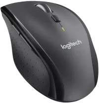 Logitech Marathon M705 Беспроводной оптический USB-приемник с разрешением 1000 точек на дюйм черно-серый (1 of 4)