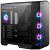 MSI калъф MAG PANO 100R PZ Черен без изходно ляво и предно стъкло 4x 120 mm A-RGB вентилатор 1x USB-C 1x USB3.2 черен thumbnail (3 of 11)