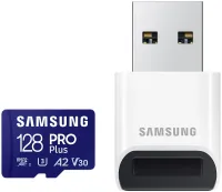 Samsung micro SDXC 128GB PRO Plus + USB adapteris (1 of 3)