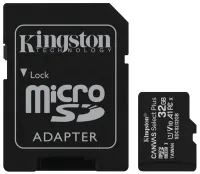 KINGSTON Canvas Select Plus 32 ГБ microSD UHS-I CL10, включая SD-адаптер (1 of 2)