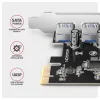 Контролер AXAGON PCIe для 4x USB Type-A USB 5Gbps PCEU-430RS SP chip Renesas thumbnail (4 of 4)