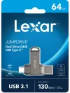 Unidad flash Lexar JumpDrive D400 de 64 GB con doble USB-C y USB-A 3.1 (lectura de hasta 130 MB/s) thumbnail (4 of 4)