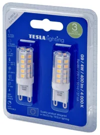 Tesla LED žarnica G9 2kos 4W 230V 400lm 4000K 25.000h 360° (1 of 3)