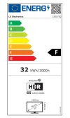 LG-Monitor 32GS75Q-B 315" IPS 2560x1440 180Hz 1ms HDMI DP FreeSync G-SYNC Pivot höhenverstellbar thumbnail (7 of 7)