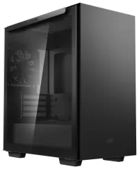 Gabinete DEEPCOOL Macube 110 Micro ATX 120mm ventoinha 2xUSB 3.0 lateral de vidro com fixação magnética preta (1 of 6)