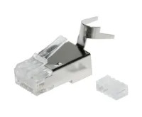 Solarix Conector modular 8p8c CAT6A dobrado blindado para fio (1 of 1)