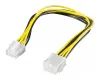 PremiumCord Power cable extension 8 pins length 28cm