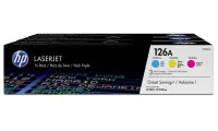 HP (126A) Tri-pack CF341A Желтый Голубой Пурпурный — 1000 страниц (1 of 1)