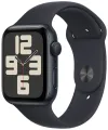 Apple Watch SE GPS 44mm Midnight Aluminium Case mat Midnight Sport Band - M L thumbnail (1 of 2)