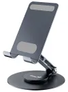 GENIUS G-Stand M100 преносима стойка за телефон, въртяща се на 360°, накланяща се алуминий