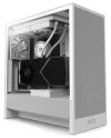 NZXT behuizing H5 Flow editie 2x120 mm ventilator USB 3.0 USB-C 3.1 transparant zijpaneel wit