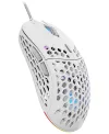 Mouse da gioco SPC Gear LIX onice bianco ottico cablato PMW3325 800-8000 dpi 1000 Hz 6 pulsanti 59 g RGB USB bianco