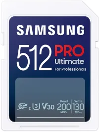 SAMSUNG PRO Ultimate SDXC 512GB CL10 USH-I U3 V30 (1 of 2)