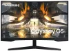 Samsung Odyssey G55A 32" вигнутий 2560x1440 VA 1 мс 300 кд м2 DP HDMI порт для навушників VESA чорний