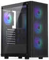 Gabinete Endorfy Ventum 200 ARGB 4x120mm ARGB PWM ventilador 2xUSB vidro temperado preto thumbnail (1 of 6)