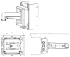 Държач за камера HIKVISION DS-1602ZJ-box-corner съвместим с 4 инчови PTZ камери thumbnail (2 of 2)