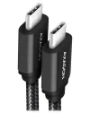AXAGON кабел за данни и зареждане SPEED USB-C към USB-C USB 3.2 Gen1 PD 60W 3A ALU оплетка 2 м черен thumbnail (1 of 1)