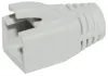 Proteção Solarix RJ45 anti-enrosco cinza S45SP-GY-6A S45SP-GY-8.0 para cabos com diâmetro total de até 80 mm