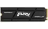 KINGSTON FURY Renegade SSD 1TB SSD NVMe M.2 PCIe Gen4 vidinis M.2 2280 radiatorius 105 mm thumbnail (1 of 2)