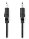 NEDIS Stereo-Audiokabel 3,5-mm-Klinkenstecker - 3,5-mm-Klinkenstecker schwarz, Bulkware, 1 m thumbnail (1 of 2)