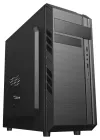 EUROCASE Midi tower ML X501 EVO without power source 1x USB 3.0 2x USB 2.0 black