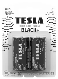 TESLA BLACK+ šarminė baterija C (LR14 maža vienacelė lizdinė plokštelė) 2 vnt (1 of 1)