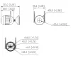 DAHUA IP camera F2C-PV Bullet Wi-Fi 2Mpix lens 36mm H.265 protection IP67 IR up to 30m ONVIF thumbnail (2 of 2)