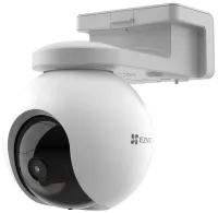 ##EZVIZ HB8 4MP

La caméra IP extérieure offre un capteur **1/3" CMOS** avec une résolution de **4 Mpx**, capable d'enregistrer des vidéos dans une résolution de 2560 x 1440 à **15 ips**. En cas de mauvaises conditions d'éclairage, il est présent ** Éclairage IR** jusqu'à 15 m** et éclairage LED blanc pour prendre des enregistrements en couleur la nuit. **La compression H.265** réduit les besoins de transfert de données et de stockage. enregistré sur * *stockage eMMC intégré d'une capacité de 32 Go**, ou envoyé vers un stockage cloud (sur la base d'un abonnement). La caméra comprend un **haut-parleur et un microphone** intégrés, qui permettent une diffusion double de haute qualité communication bidirectionnelle.**Intimidation active** sous la forme d'une lumière stroboscopique et d'une alarme sonore avertit ensuite les intrus potentiels. La connexion de la caméra à l'aide de l'appareil mobile permet un accès à distance, un enregistrement ou une notification pratique en cas de **détection de mouvement**. . La connexion s'effectue sans fil à l'aide d'une **batterie rechargeable **Wi-Fi** d'une capacité de 10 400 mAh** avec une durée de **jusqu'à 210 jours** avec une seule charge. La caméra peut également être alimentée à l'aide du **panneau solaire EZVIZ** (non inclus dans l'emballage). De plus, directement dans l'application, vous pouvez facilement faire pivoter la caméra de **jusqu'à 340°** horizontalement et de **jusqu'à 65°** verticalement.

Le paquet comprend un câble USB, un gabarit de montage et un jeu de vis.

**Puce de capteur :** CMOS 1/3"

**Résolution du capteur :** 4,0 Mpx

**Jour/Nuit :** oui

### Illuminateur IR intégré

- Oui
- jusqu'à 15 m

**Rétroéclairage LED intégré :** oui

### Objectif

- f = 4mm
- solide
- angle d'engagement horizontalement 83°
- verticalement 44°
- en diagonale 100°

**Résolution maximale :** 2 560 x 1 440 à 15 ips

###Interface

- Wifi
- USB-C (chargement)

**Emplacement pour carte mémoire :** non

### Source de courant

- batterie Li-ion intégrée
- 10 400 mAh (1 of 7)