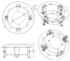 HiLook Powered by HIKVISION HIA-B501 Deckeneinbauhalterung thumbnail (2 of 2)