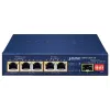 Planet BSP-115HP-5A Hybrid PoE napelemes kapcsoló 5x 1Gb 1x SFP 1x PoE++ 802.3bt 2x 802.3at 2x passzív -20~65°C-on thumbnail (2 of 3)