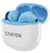 CANYON TWS-5 BT hoofdtelefoon met microfoon BT V5.3 JL 6983D4 hoesje 500mAh+40mAh tot 38u blauw thumbnail (2 of 11)