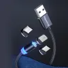 Colorway kabel za punjenje 3 u 1 Lightning+MicroUSB+USB-C magnetski 2.4A najlon 1m thumbnail (7 of 8)