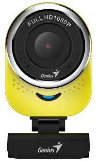 GENIUS tīmekļa kamera QCam 6000 Yellow Full HD 1080P USB2.0 mikrofons (1 of 2)