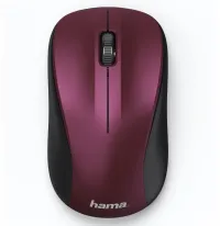 HAMA mouse MW-300 sem fio óptico silencioso 1200 dpi 3 botões USB bordô-rosa (1 of 2)