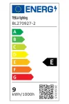 Tesla LED bulb FILAMENT RETRO BULB E27 9W 230V 1055lm 2700K warm white 360 ​​degree clear thumbnail (2 of 2)