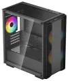 DEEPCOOL Gehäuse CC360 ARGB MiniITX 3x120 ARGB Lüfter USB 2.0 USB 3.0 gehärtetes Glas schwarz thumbnail (2 of 8)