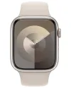 Apple Watch Series 9 45mm Hviezdne biely hliník s hviezdne bielym športovým remienkom S M thumbnail (2 of 2)