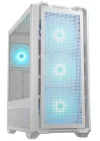 Корпус ПК COUGAR MX600, белый, Mid Tower, сетчатая передняя панель, 3 вентилятора по 140 мм + 1 вентилятор по 120 мм, прозрачная левая панель thumbnail (1 of 26)