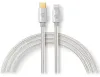 NEDIS PROFIGOLD Lightning USB 2.0 kabel Apple Lightning 8-pin - USB-C vtič najlon srebrna ŠKATLA 2m