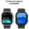 Apple Watch Ultra 2 Tíotáiniam Dubh 49mm le Tarraingt Conaire Dubh - M/L thumbnail (4 of 7)