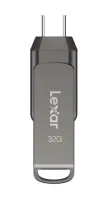 Unidad flash Lexar JumpDrive D400 de 32 GB con doble USB-C y USB-A 3.1 (lectura de hasta 100 MB/s) thumbnail (2 of 4)