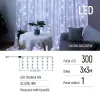 COLORWAY LED Garland Indoor 300 LED Länge 3 x 3m kaltwäiss AC 220V thumbnail (2 of 16)