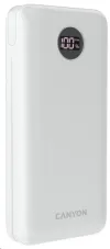 CANYON powerbank PB-2002 20000mAh Li-poly QC&PD Affichage Entrée USB-C Sortie 1x USB-C + 2x USB-A blanc