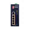 Промышленный коммутатор Planet ISW-504PT, 5 разъемов RJ-45 VLAN + расширение -40~+75°C PoE+ 802.3af, мощность 120 Вт, питание 12–48 В постоянного тока thumbnail (3 of 4)