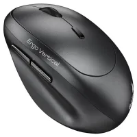 GENIUS Ergo 8350S Dark Grey vertical 2400 dpi wireless 2.4GHz+BT 5.3 6-button Copilot silent dark grey (1 of 2)