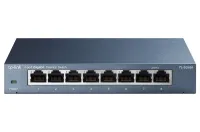 TP-Link TL-SG108 switch 8x 10 100 1000Mbps metal GREEN (1 of 3)