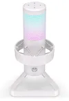 Microfone de streaming Endorfy AXIS Streaming OWH RGB efeito suporte USB branco thumbnail (3 of 4)