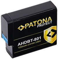 PATONA battery for digital camera GoPro Hero 5 6 7 8 1250mAh Li-Ion Protect (1 of 2)