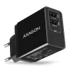 AXAGON tīkla lādētājs 16W ACU-DS16 2x USB-A 5V 2.2A + 5V 1A