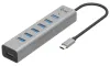 I-tec USB-C charging HUB Metal 7 ports USB-A 3.2 Gen 1 metal